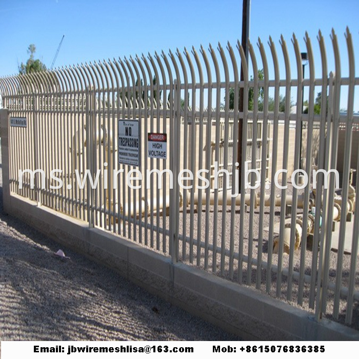 Powder Coated And Galvanized Palisade Fence Panels